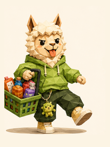 Impulse Goblin alpaca mascot