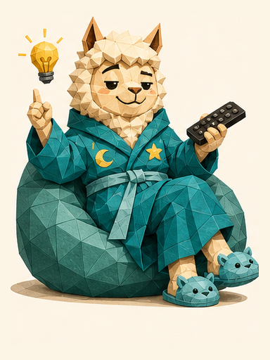 Lazy Genius alpaca mascot